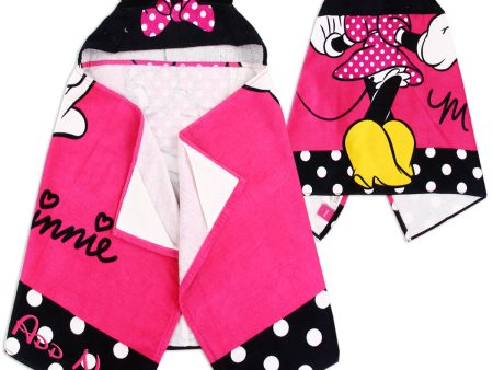 Personalized Embroidered Hooded Towel - Minnie Mouse Online