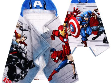 Personalized Embroidered Hooded Towel - Marvel Heroes For Cheap