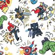 Marvel Avengers Kapow Fabric by the yard Hot on Sale