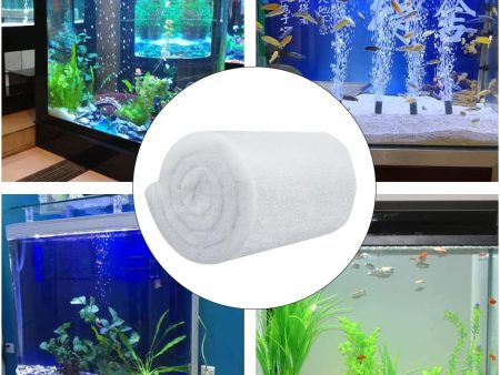 1 Pcs Aquarium Filter Sponge Biochemical Cotton Filter Foam Sponge Media Roll Pad for Aquarium Fish Tanks For Sale