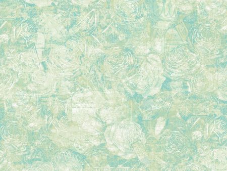 Tea TimeFloral Roses Fabric by the yard For Cheap