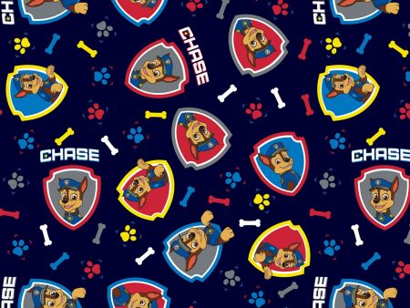 Nickelodeon Paw Patrol Chase on The Case Fabric by the yard Online now