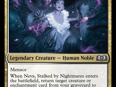 Neva, Stalked by Nightmares (WOE-209) - Wilds of Eldraine [Uncommon] on Sale