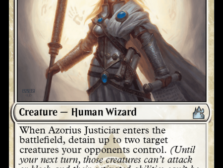 Azorius Justiciar (RVR-006) - Ravnica Remastered [Uncommon] For Cheap