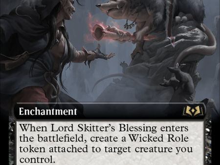 Lord Skitter s Blessing (WOE-340) - Wilds of Eldraine: (Extended Art) [Rare] For Discount